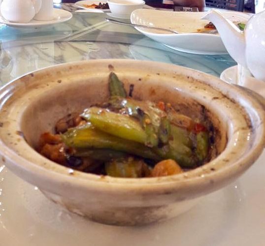 black bean auce bittergourd with pork ribs