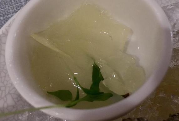 yuzu jelly to complement shucked oysters