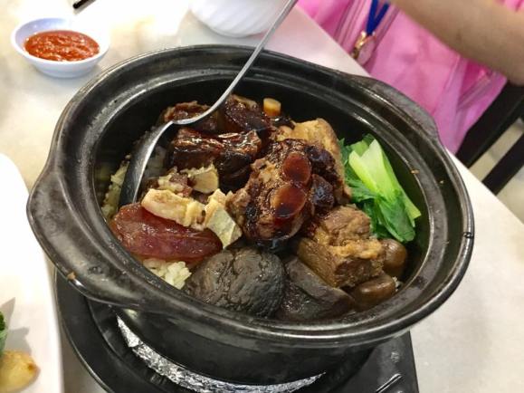 claypot pork rib rice - S$12.90
