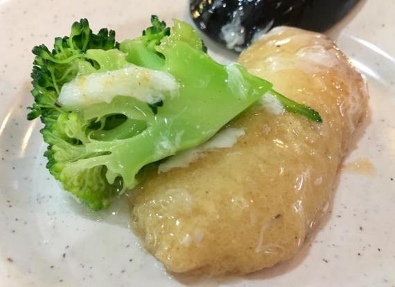 crab tofu with brocoli - S$20