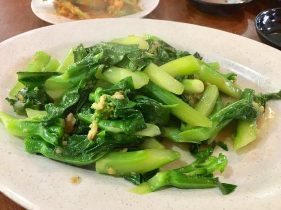 fried kailan - S$15