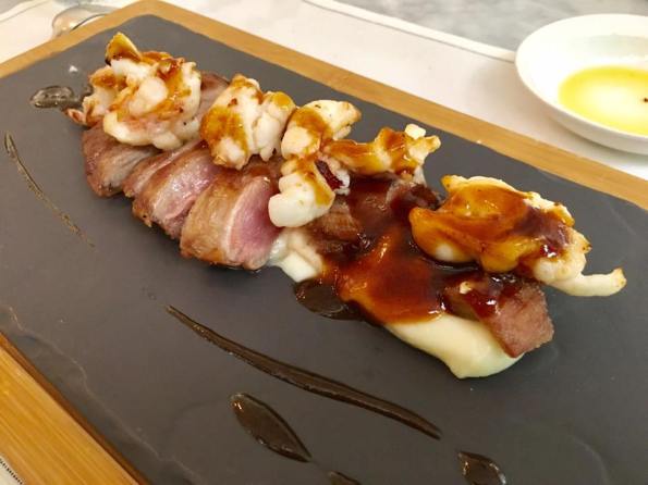 iberico pork & crayfish