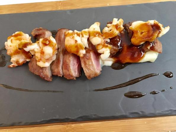 iberico pork & crayfish