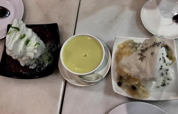 ice shavings-cendol & soursop