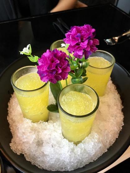 lemon sorbet palate cleanser