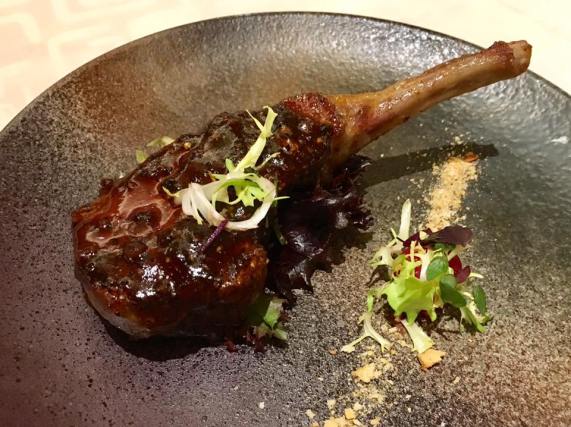 pepper sauce lamb rack