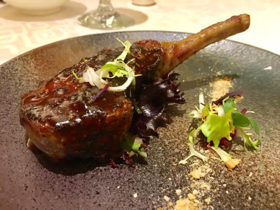 pepper sauce lamb rack