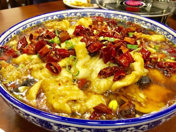 mala poached sliced fish 水煮鱼