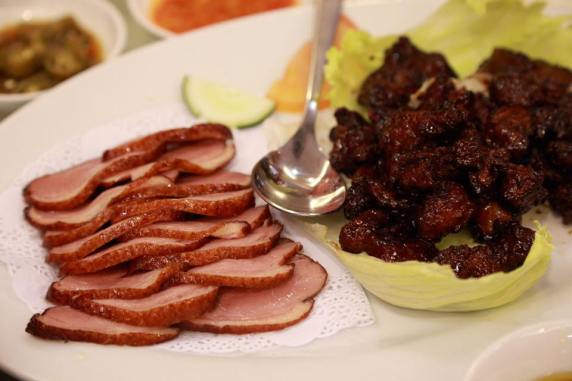 smoked duck with char siu