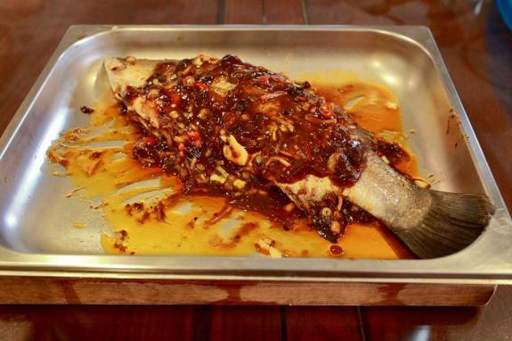 spicy bean sauce fish