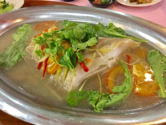 steamed halibut - S$56