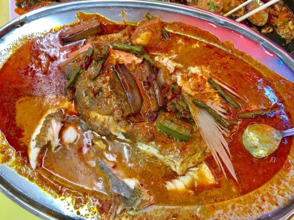 thai style fish head S$25