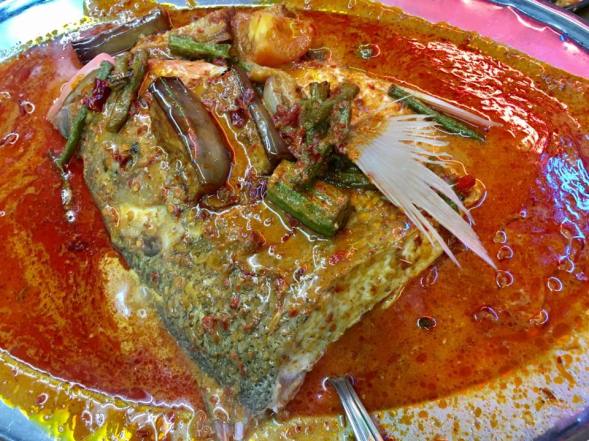 thai style fish head S$25