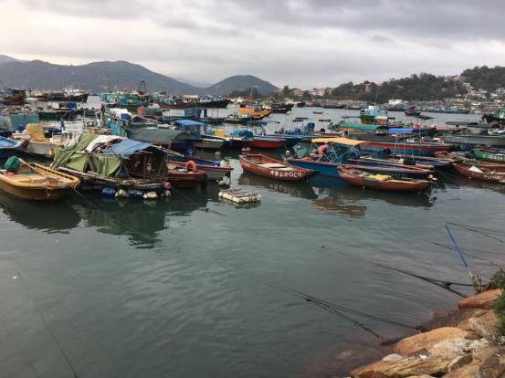 more anchorage on the east side of the jetty on the right