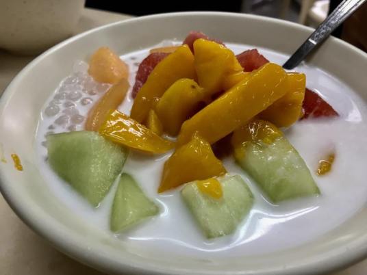 fruit sago - cheap & nice dessert at cheung chau