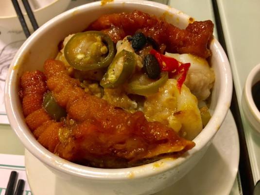 chicken feet pork rib rice 凤爪排骨饭