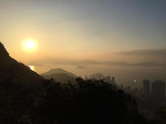 evening view from peak circle rout