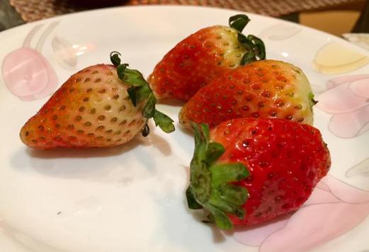 very sweet korean strawberries
