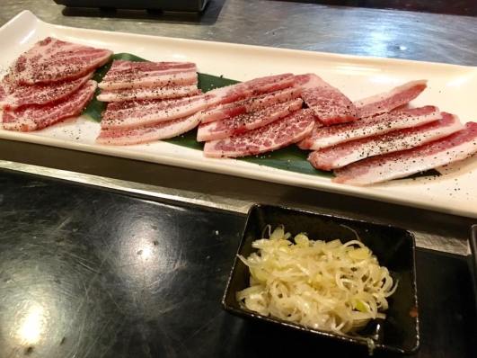 kurobuta platter & negu