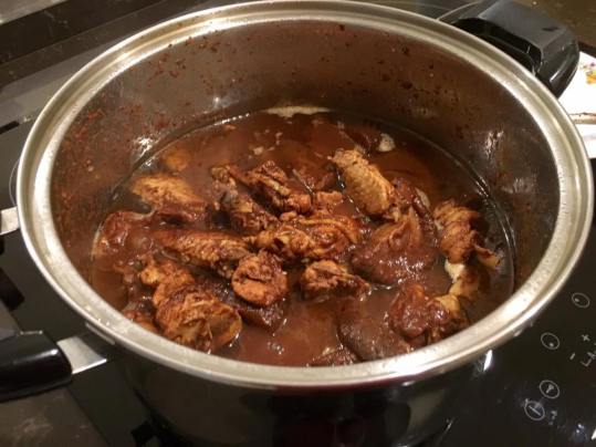 红糟鸡 fermented red rice yeast chicken