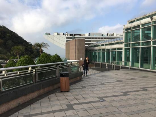 view of peak tower from peak galleria