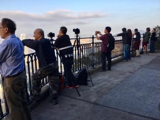 walking along peak circle route