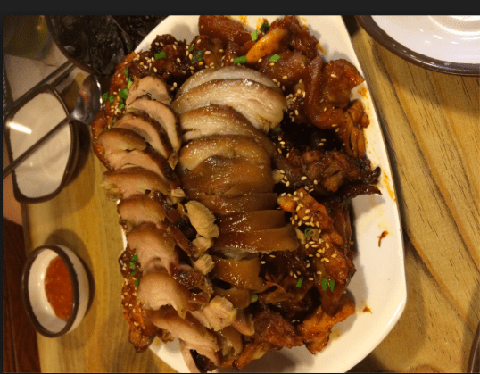 Korea style Schweinshaxe 'jogbal'