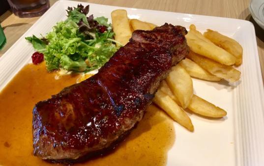 sirloin steak 4-course set S$16.80