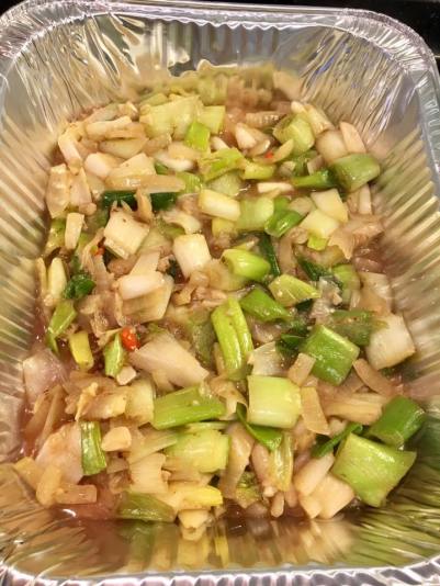 stir-fry leeks & onions