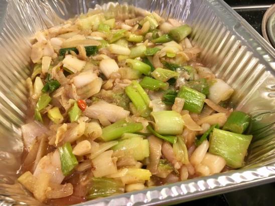 stir-fry leeks & onions