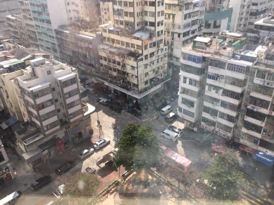 view from metropark hotel mongkok 