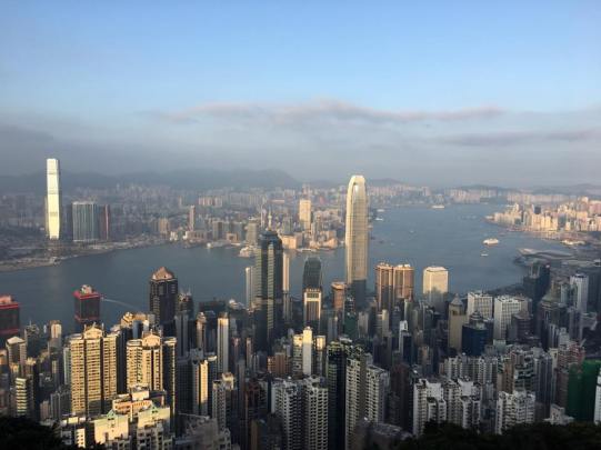 view from peak circle route