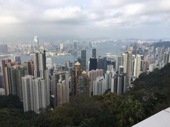 view from peak circle route