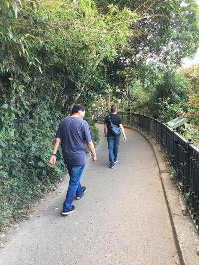 walking along peak circle route