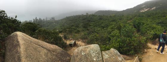 dragon's back trail - going up