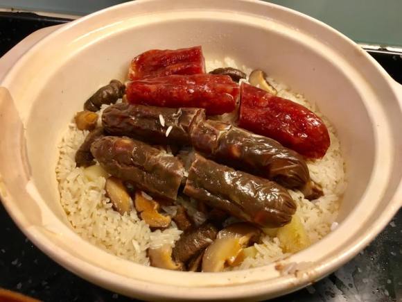hong kong claypot rice 腊味饭