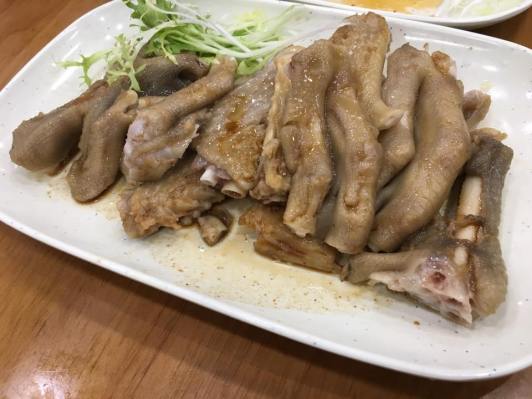 braised goose wings & feet @ ming court restaurant 