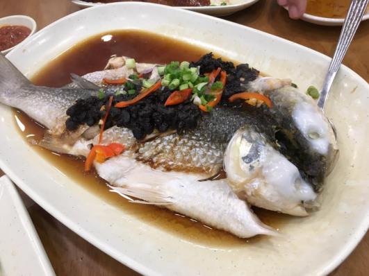 steamed mullet @ ming court restaurant 