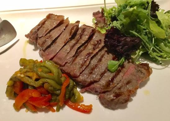 300g angus ribeye medium rare – S$42