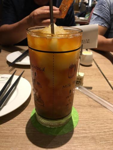 honey lemon drink @ teawood 茶木 cafe at tung chun