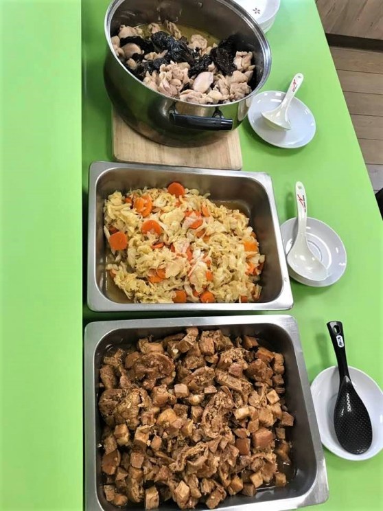 3 dishes for fortnightly HCA Hospice Care 35pax lunch