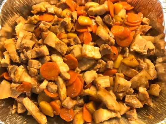 braised pork belly &amp; pork loin with veg4