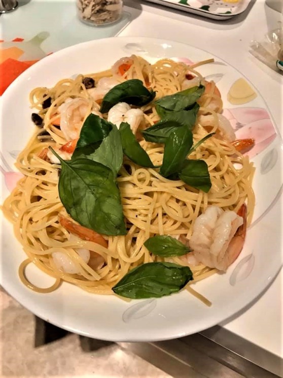 chorizo prawn pasta2