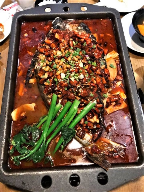 重庆烤鱼excellent grilled fish