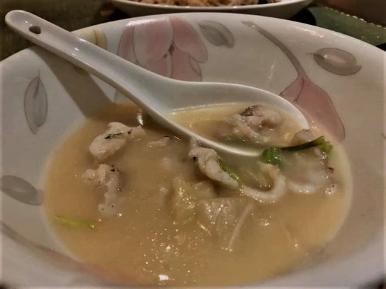 poached garoup fish broth2