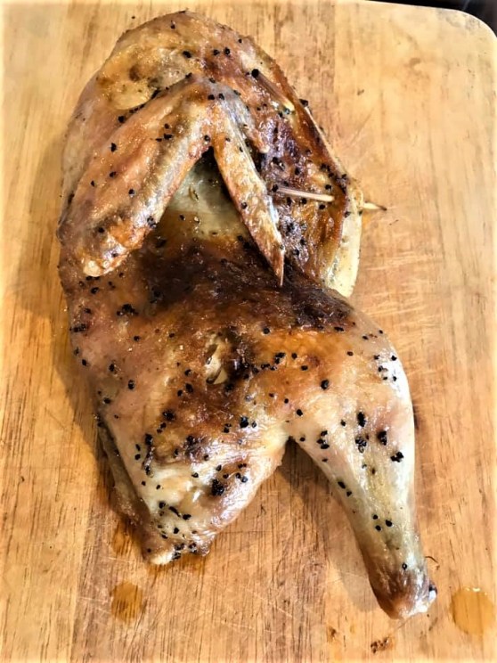 1/2 truffle sauce roast chicken