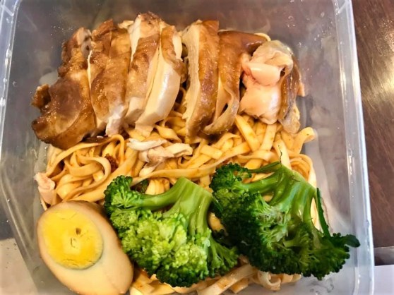 soya sauce chicken dry bean noodles