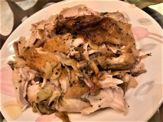 1/2 truffle sauce roast chicken
