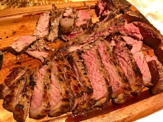 my flamed sous vide 56degC 1 hr porterhouse steak3