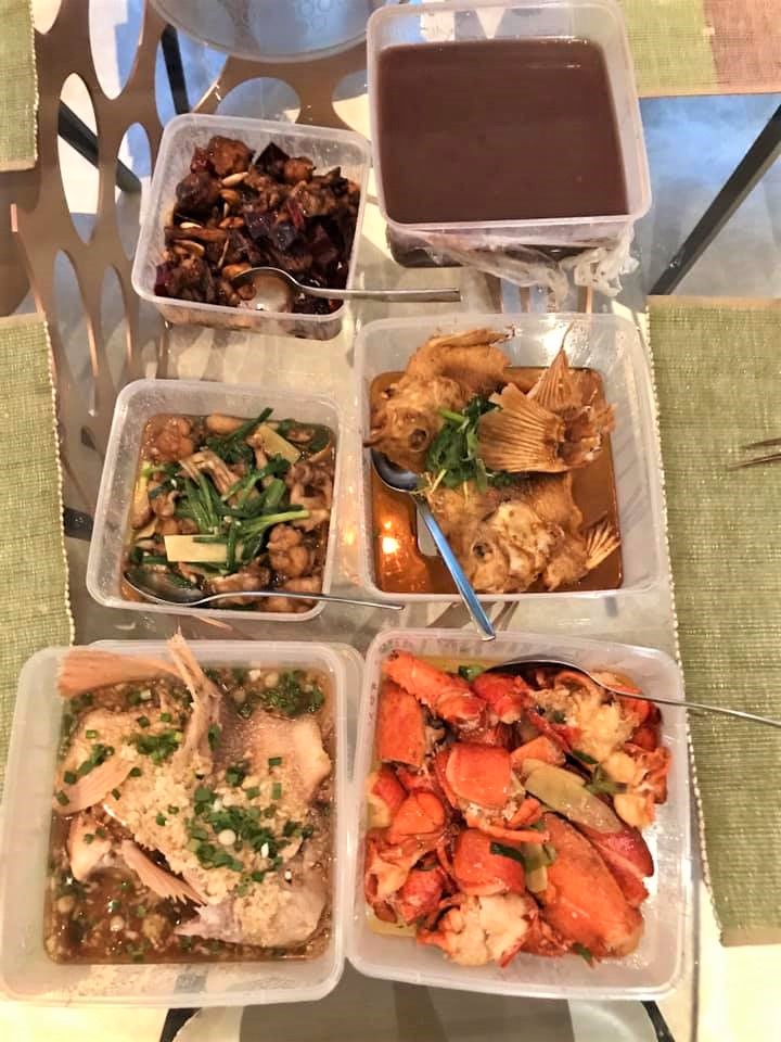 5dishes takeaway S$136 nett from ah yat grandstand